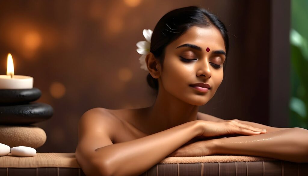 ai generated, woman, spa